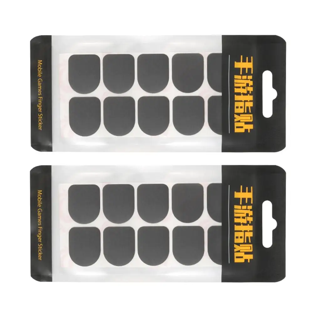 Mobile Stickers Gaming Finger Sleeve Thumb Sleeves Disposable Carbon Fiber Lightweight Breathable Gaming Accessories