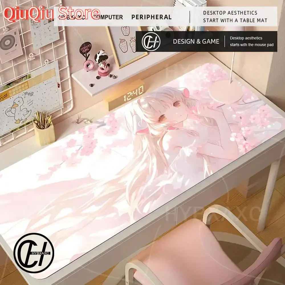 

Anime Desk Mat C-Chobits Chii Laptop Non-slip Mousepad Cartoon Girl Carpet Mat Office Accessories Mousepads Rubber Cute Deskmat