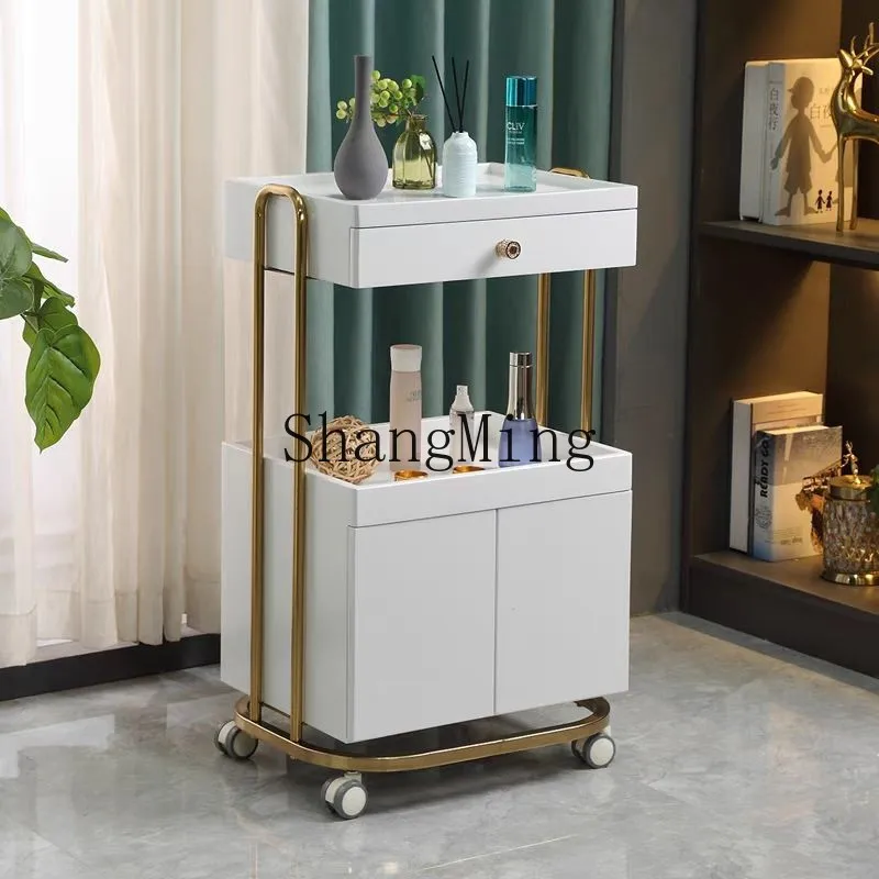 

CL beauty salon cart skin management tool cart manicure storage storage mobile rack