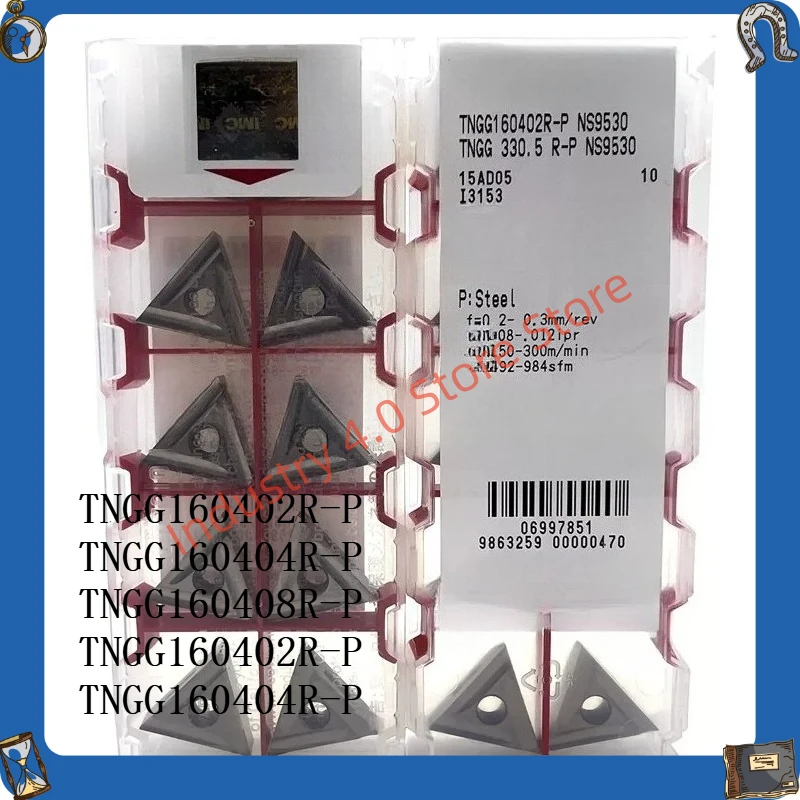 

A box of 10 tablets numerical control blade TNGG160402/160404/160408R-P (J) NS9530 NS530
