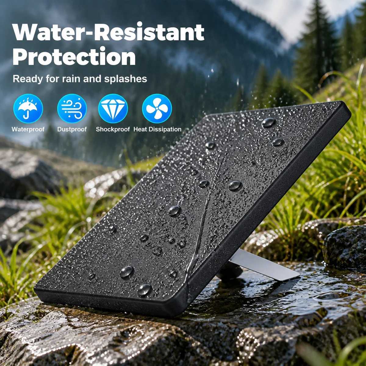 Starlink Mini Liquid Silicone Protective Case – Waterproof and Scratch-Resistant Matte Black Cover for Starlink Mini Antenna