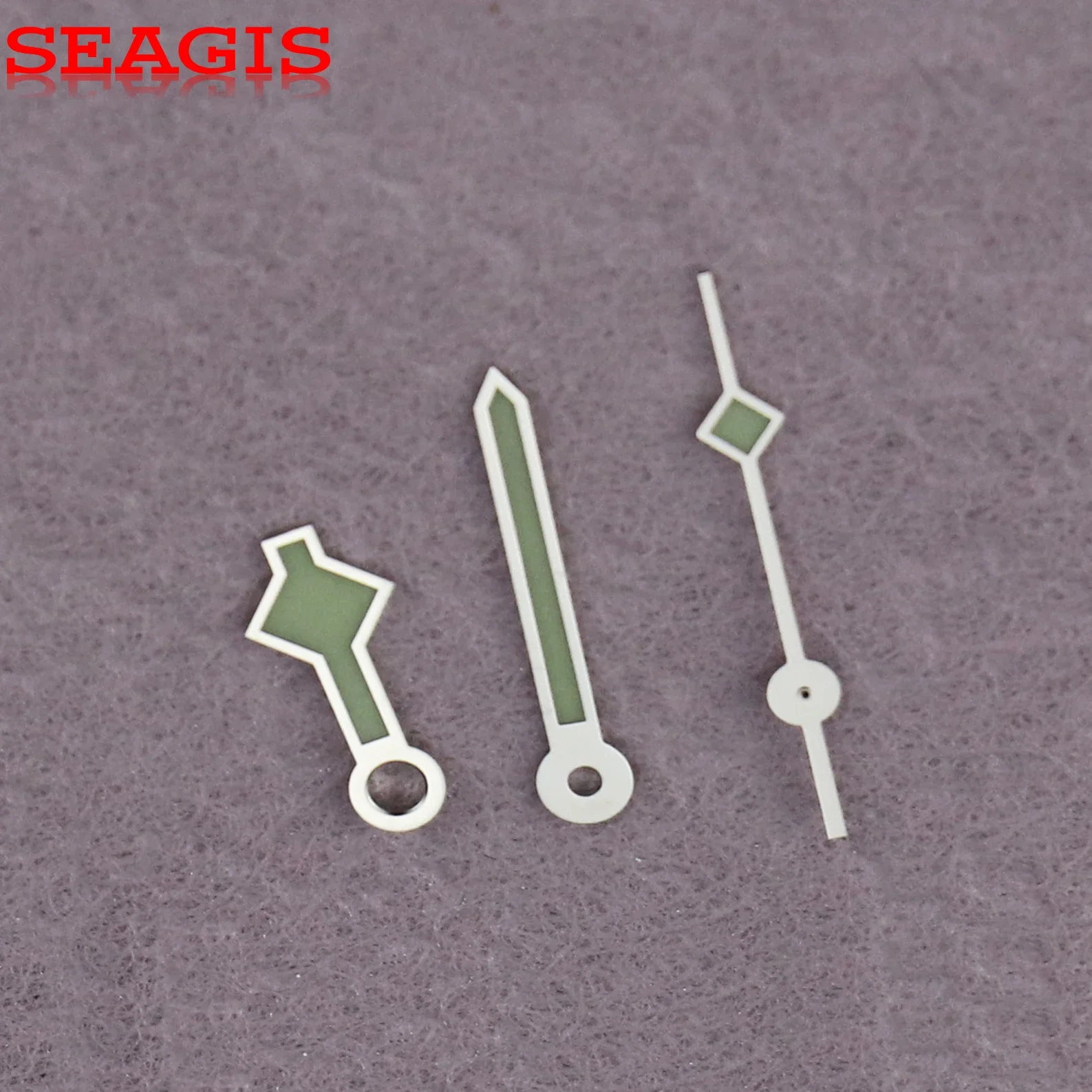 SEAGIS Snowflake Watch Hand For NH35 NH36 7S26 7S36 Blue Lume 8*12.5mm