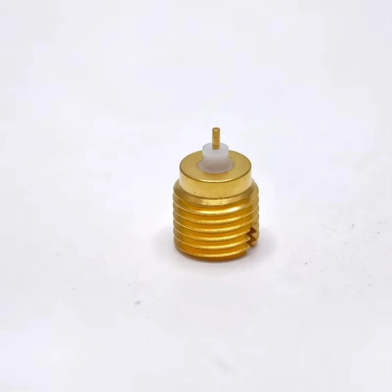 Factory Direct Straight Bulkhead-Thread Coaxial Plug SMP-JYD For Board-to-Board Microwave Interconnect
