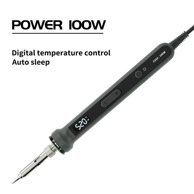 Nowa regulowana temperatura elektryczna lutownica 220V 100W spawarka lutownicza stacja lutownicza końcówki do ołówka termicznego narzędzia do naprawy