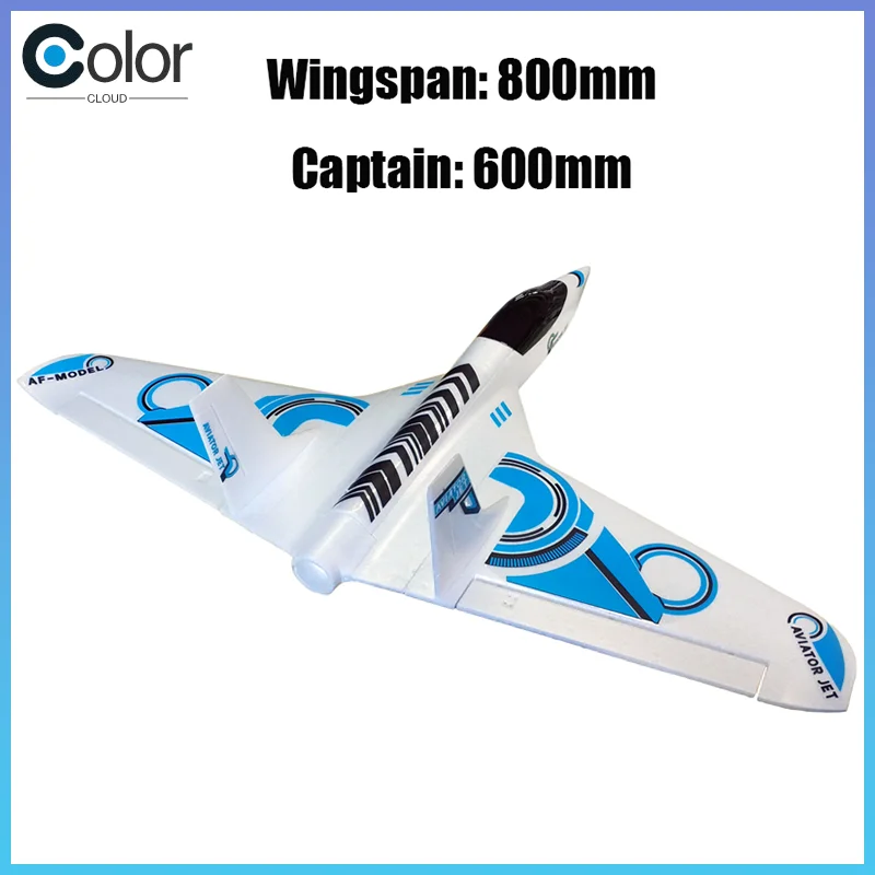 Modelo de avión de Control remoto Epo de ala voladora de 800mm, avión de carreras de ala fija, avión de ala delta, modelo de entrenamiento para principiantes