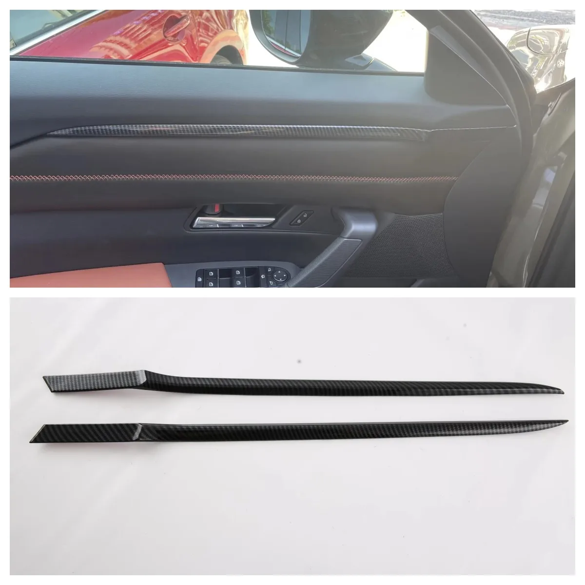 

For Mazda CX-50 CX50 2022 2023 2024 LHD Door Armrest Window Buttons Trim Inner Door Strip Bowl Frame Panel Cover Car Accessories