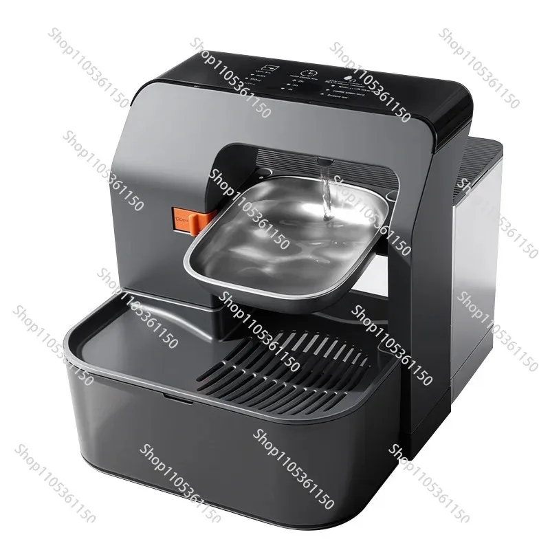 Dumping pet water dispenser, black clean sewage separation, automatic water feeding, cat water dispenser is not plugged in.