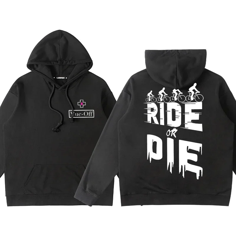 Pmuc-Off Dirt Slope Combinaison De Cyclisme Hommes Pull À Capuche Automne Et Hiver Ride Ou Die Vélo Polaire Veste Automne