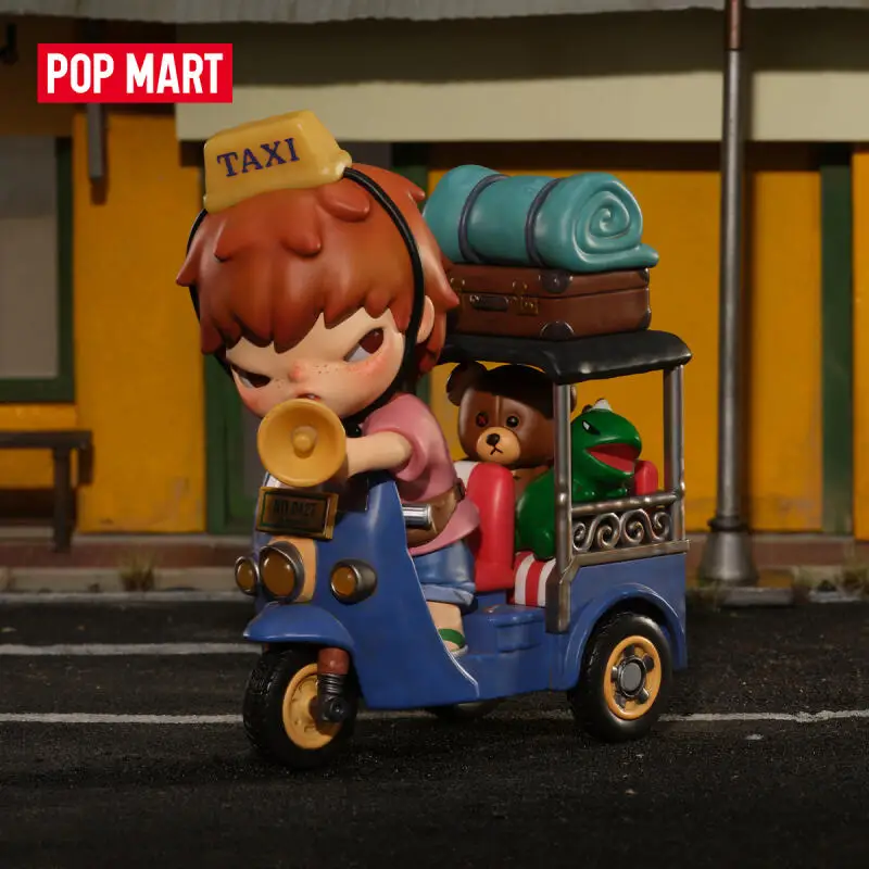 

POP MART Hirono Tuk-Tuk Series: Фигурка-сюрприз в закрытой упаковке, оригинальная коллекционная игрушка, кукла, милые украшения, подарок