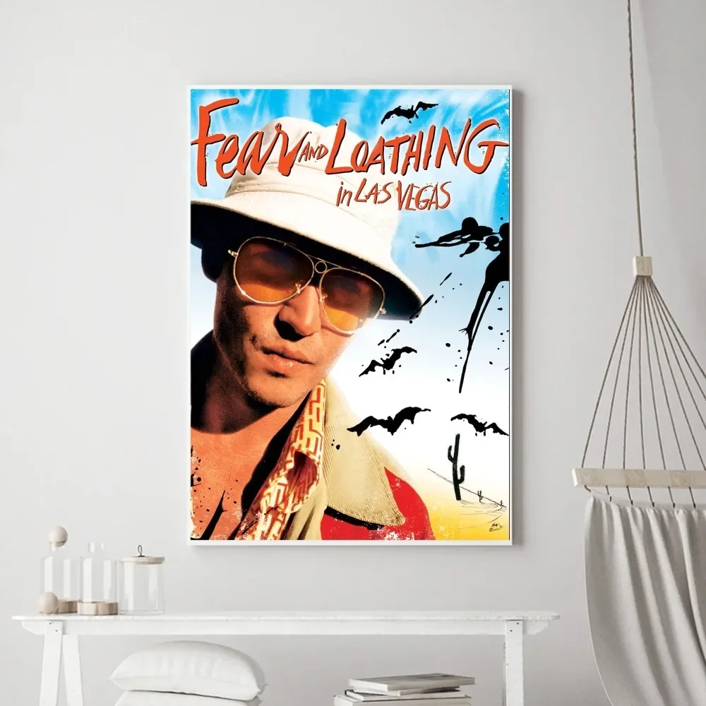 Movie Fear and oathing In Las Vegas Poster Prints Art Home Painting Bathroom Kitchen Bar Accessories Wall Sticker Large Size