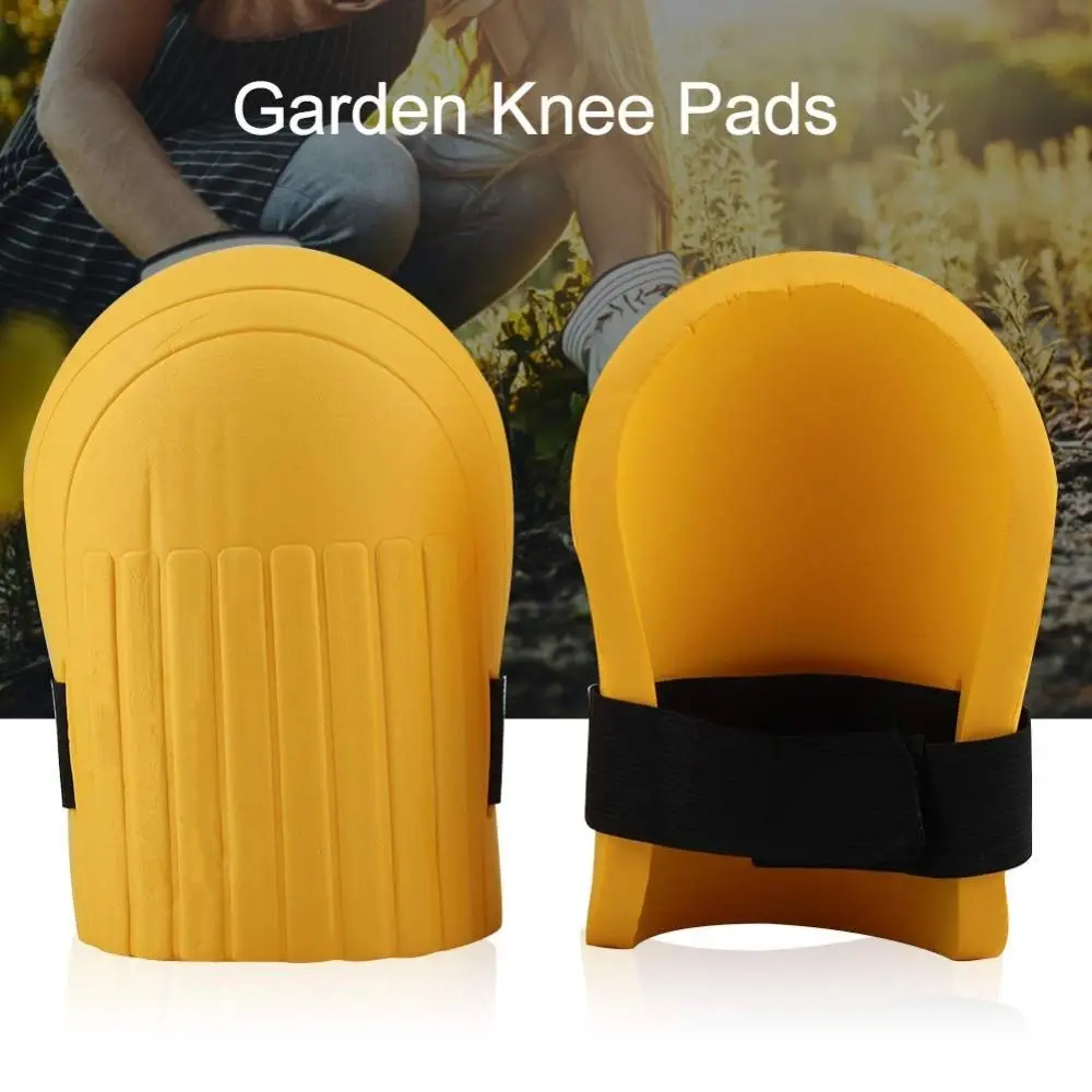 2PCS EVA Gardening Knee Pads Ergonomic Green/Yellow/Black Heavy Duty Knee Pads Durability Waterproof Roofing Knee Pads Knee Pads