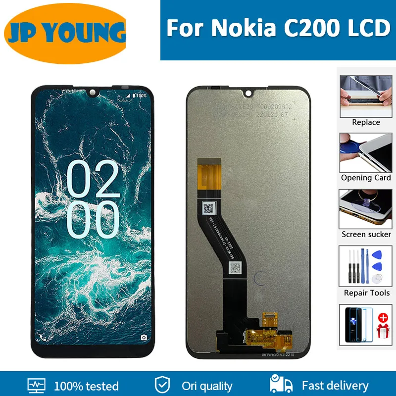 

6.09" Original LCD For Nokia C200 LCD Display Touch Screen Digiziter Assembly For Nokia c200 LCD Screen