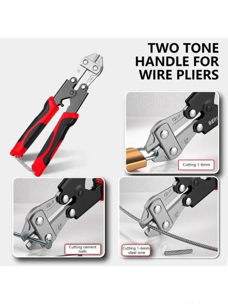 

A2BE Mini Bolt Cutter for Efficient Lock Chain Cutting Steel Wire Cutting Pliers Tool