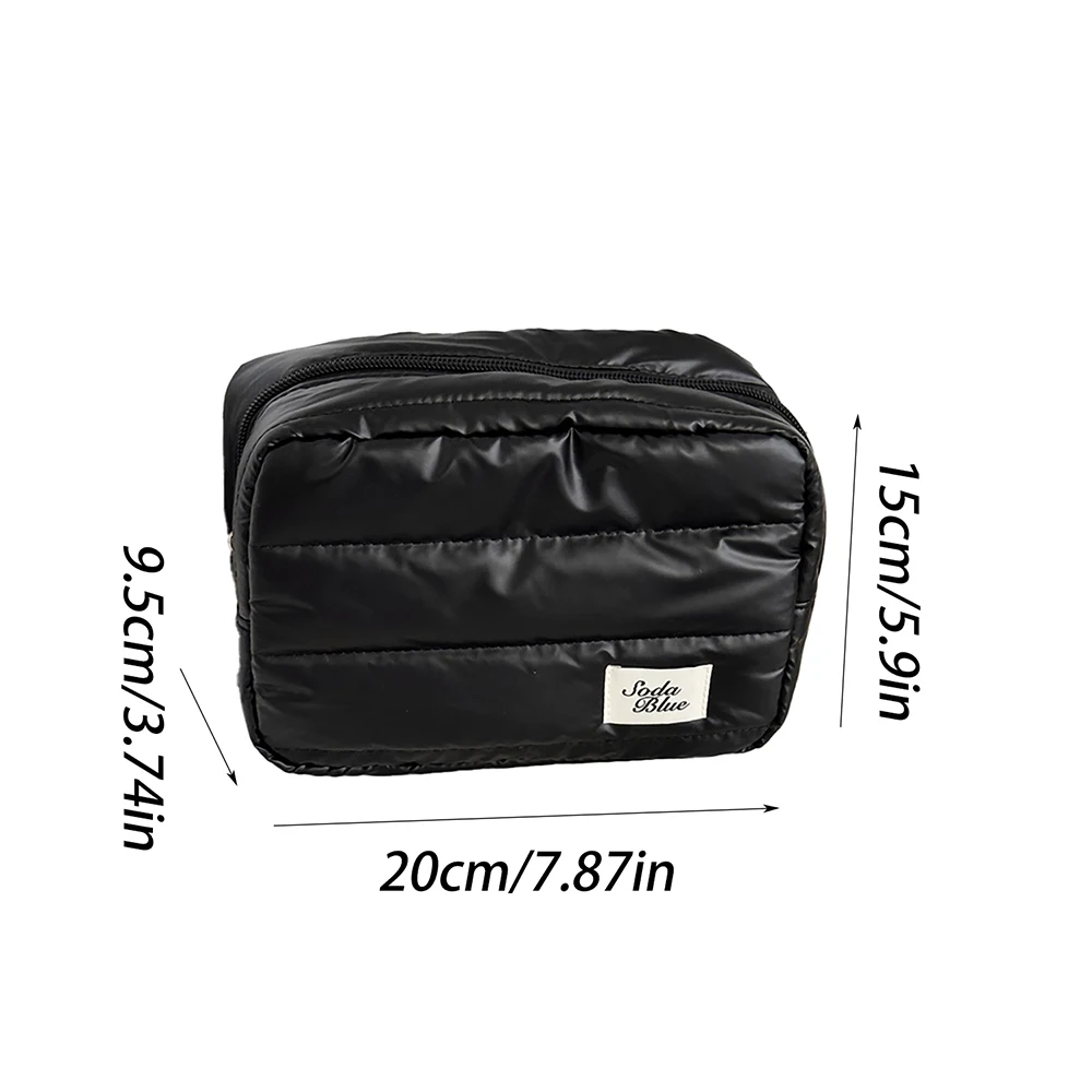 Großhandel große Kapazität wasserdichte Make-up-Handtasche Reise Frauen kosmetische Toilettenartikel Aufbewahrungstasche elegante Damen quadratische Reißverschlusstasche – Detail 4