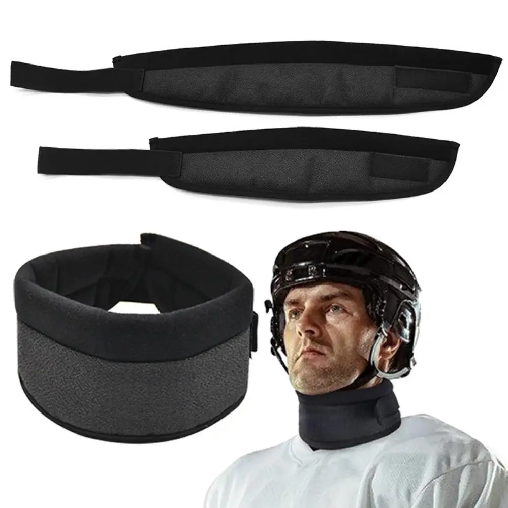 

Lightweight Ice Hockey Neck Guard Portable Cut Resistant Hockey Neck Protector Adjustable Soft Neckguard Protect