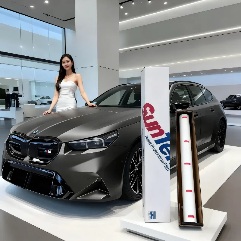 

Suntek матовая прозрачность ТПУ PPF автомобильная защитная пленка для краски самовосстанавливающаяся атласная гидрофобная защита от царапин оригинал