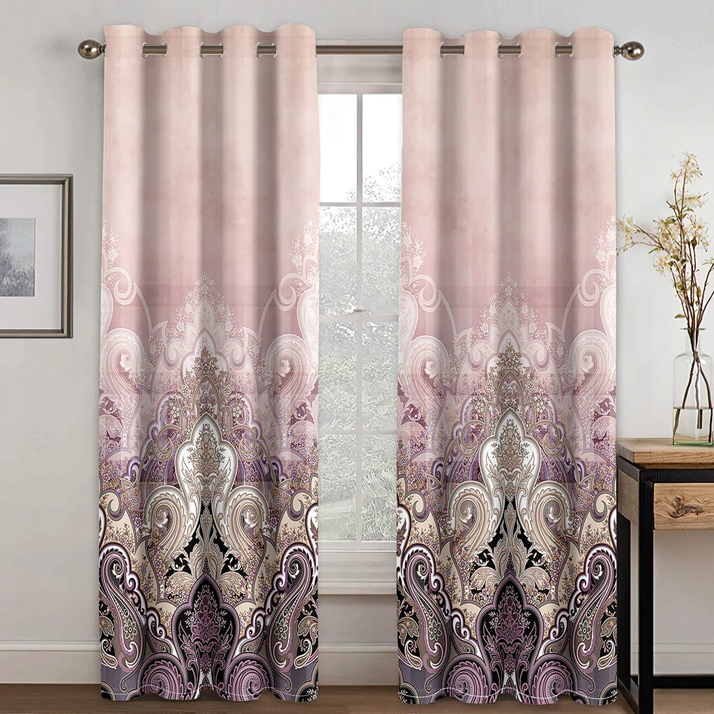 

Hot Selling Gold Elegant Cheap Fashion Brand Wedding Luxury 2 Pieces Thin Curtains for Living Room Bedroom Window Drapes Decor