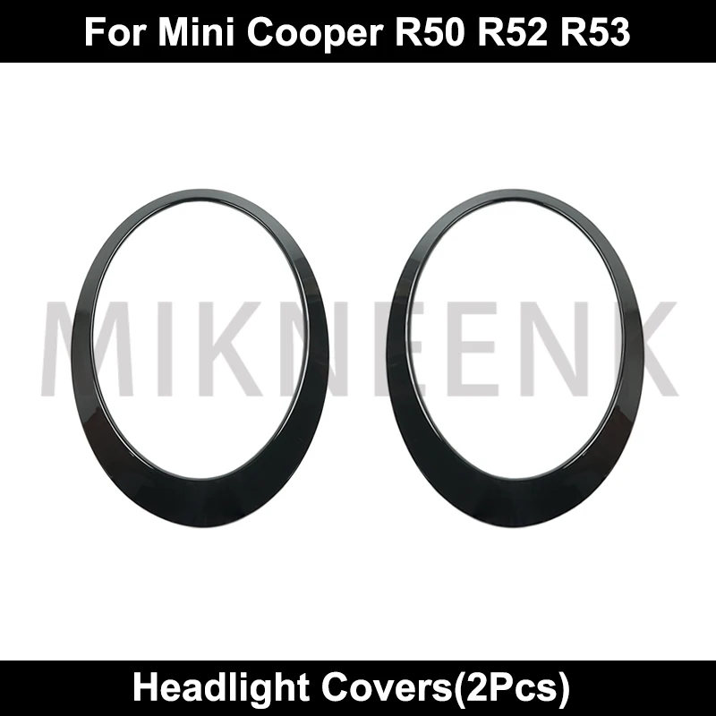 Auto Scheinwerfer Kopf Heck Rücklicht Lampen Rahmen für Mini Cooper One R50 R52 R53 R56 R60 F56 F54 F60 Licht verkleidung Aufkleber