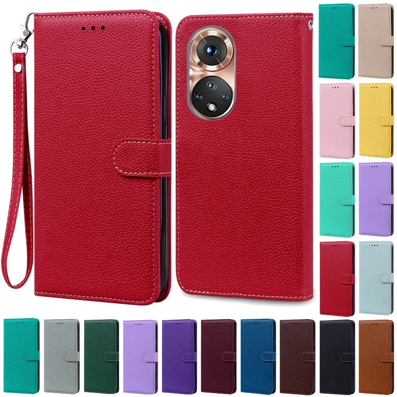 

Hot For Honor 50 Case Honor50 NTH-AN00 NTH-NX9 Leather Wallet Flip Case For Honor 50 SE Case 50SE JLH-AN00 Phone Cover Fundas