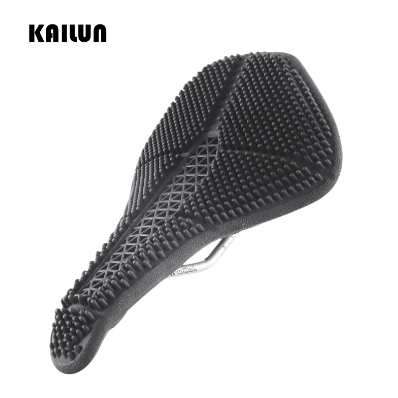 

Soothing massage Universal bicycle seat cushion, rubber breathable high elasticity nylon fiber bottom shell riding seat cushion
