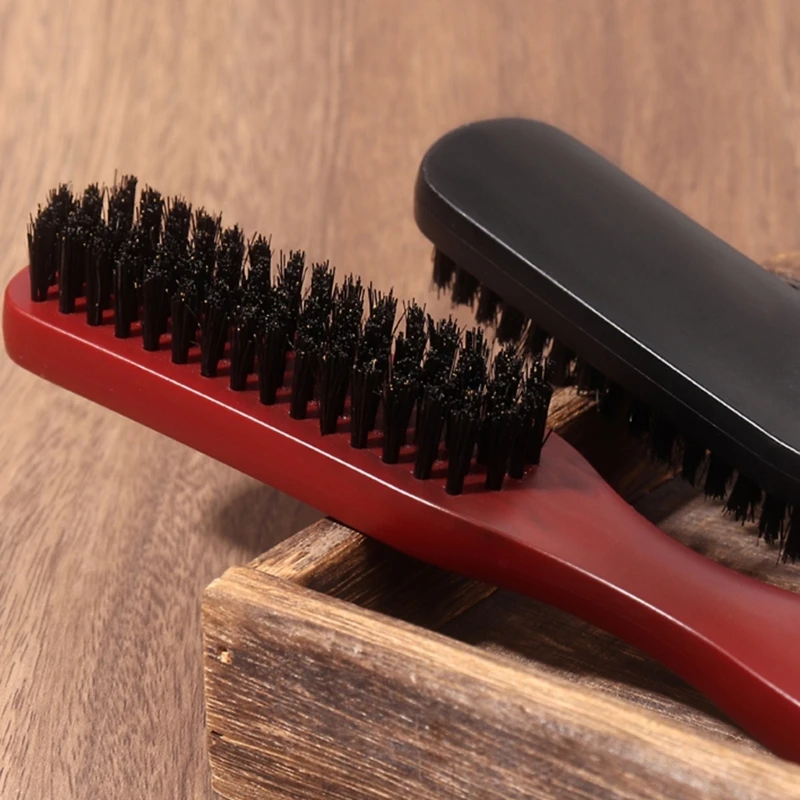 فرشاة اللحية فرشاة شعر الخنزير اللحية فرشاة الشارب فرشاة الحلاقة سهلة الاستخدام دروبشيبينغ