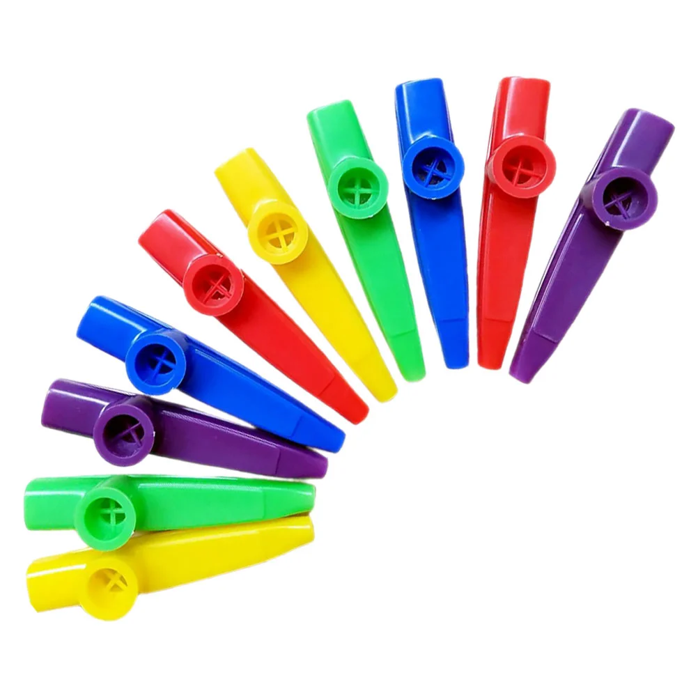 

1 Set Kazoo Instrument Plastic Kids Harmonica Mini Kazoo Kids Plastic Harmonica Trombone Kazoo Slide Whistle Plastic Trumpet