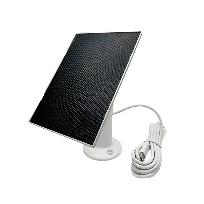 White 3W SolarFor Camera Outdoor Waterproof Security Battery USB 5.7V Solar Panel Powered For Camera