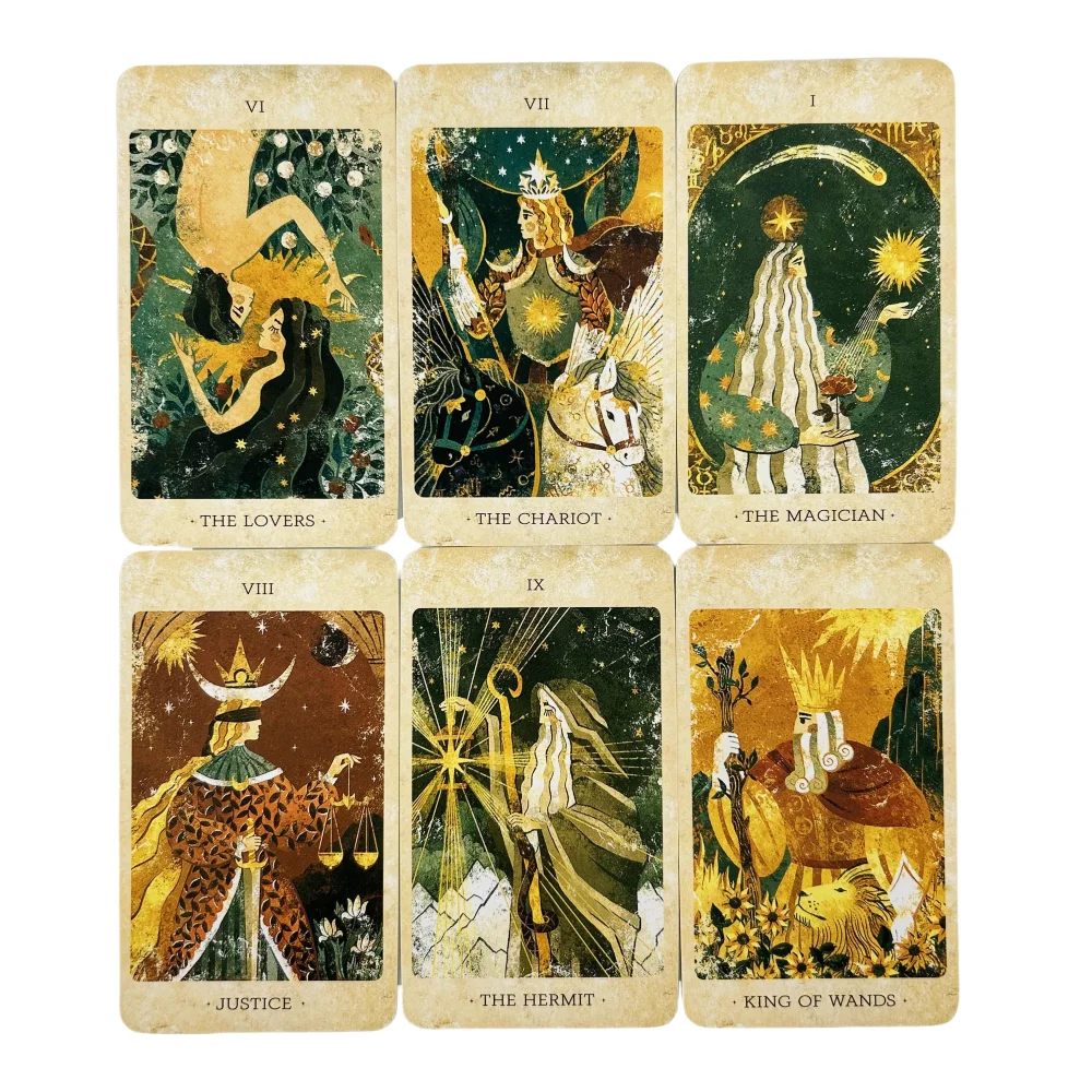 The Solar Kingdom Tarot Cards Game Divination Deck English Versions Edition Oracle Board Playing Table Game For Party