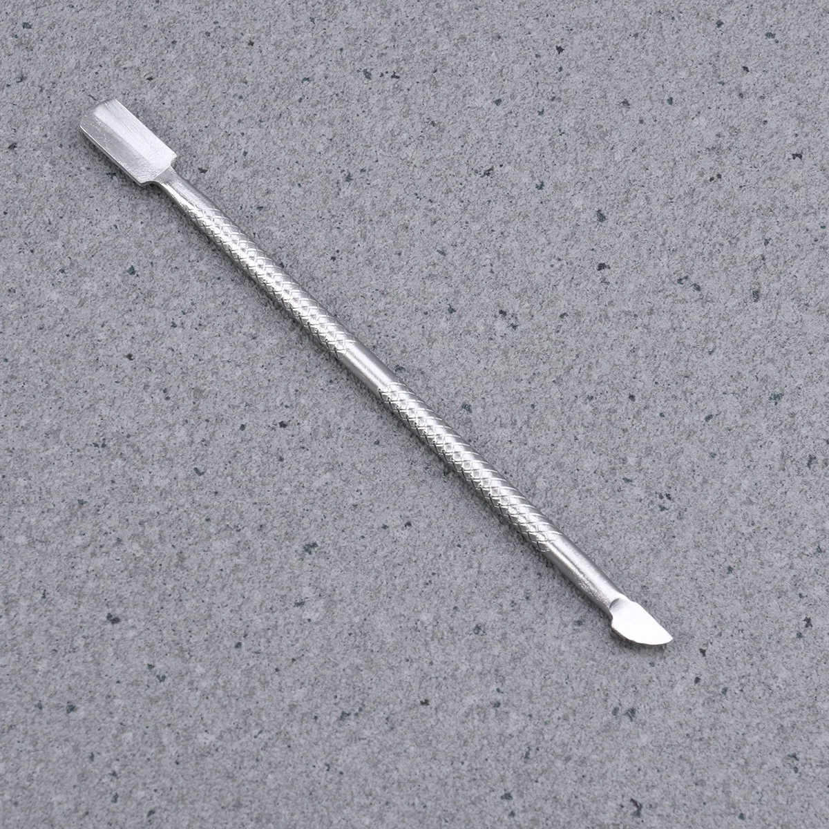 Cuillère poussoir à cuticules pour ongles, outil de manucure en acier inoxydable pour l'élimination des cuticules, soins de pédicure, Kit de traitement des ongles 2 pièces