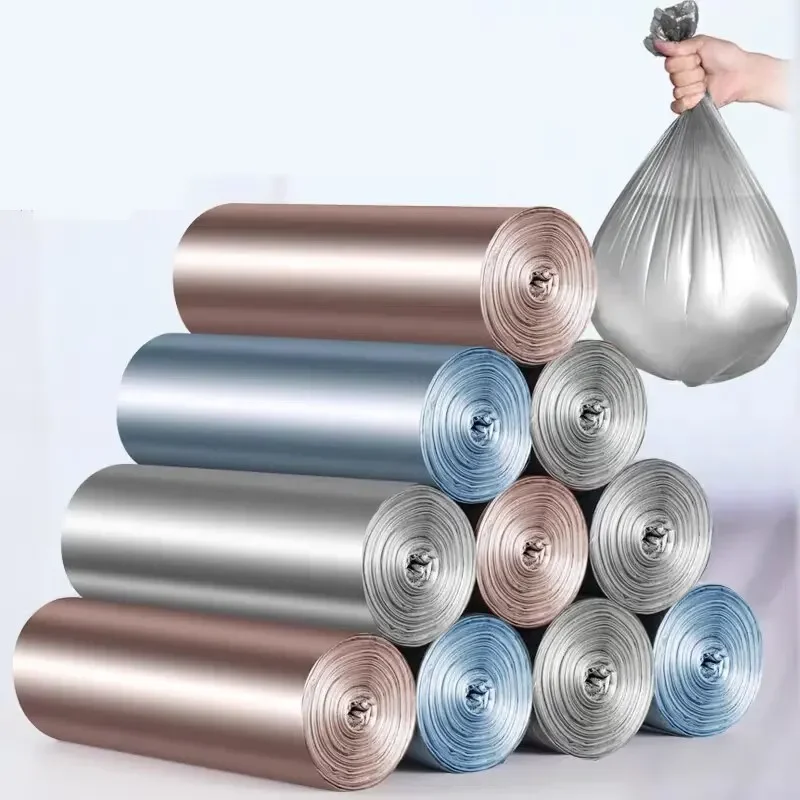 Dikke en duurzame polyester vuilniszak, betaalbaar en draagbaar voor thuis- en slaapzaalgebruik, 45x50cm, 100 stuks/rol