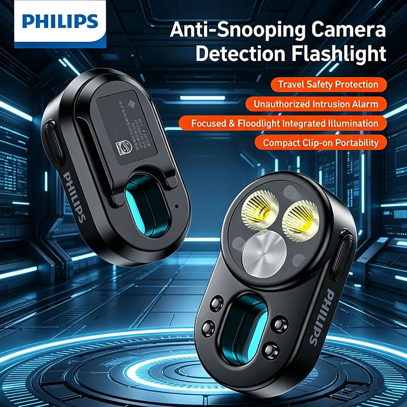 

Фонарь аварийный Philips SFL1551 с детектором камеры для отелей, перезаряжаемый, 5 режимов, для рыбалки и кемпинга на открытом воздухе