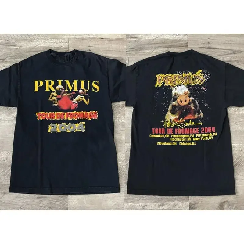 Primus Rock Band 2004 Pork Soda Tour T Shirt