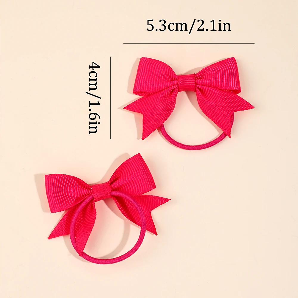 Nministériels ds de Cheveux Solides pour Fille, Petits artificiel astiques pour Tout-petits, Nministériels ds pour Bébés, Porte-Queue de Cheval, 40 Pièces