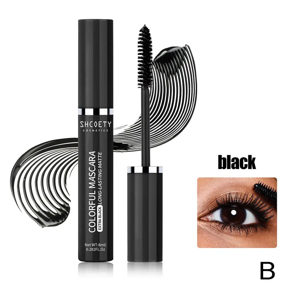 Colorful Mascara Waterproof Eyelash Cream Eyelash Thick Curling Natural Lengthening Lasting Mascara Makeup Long R4M3