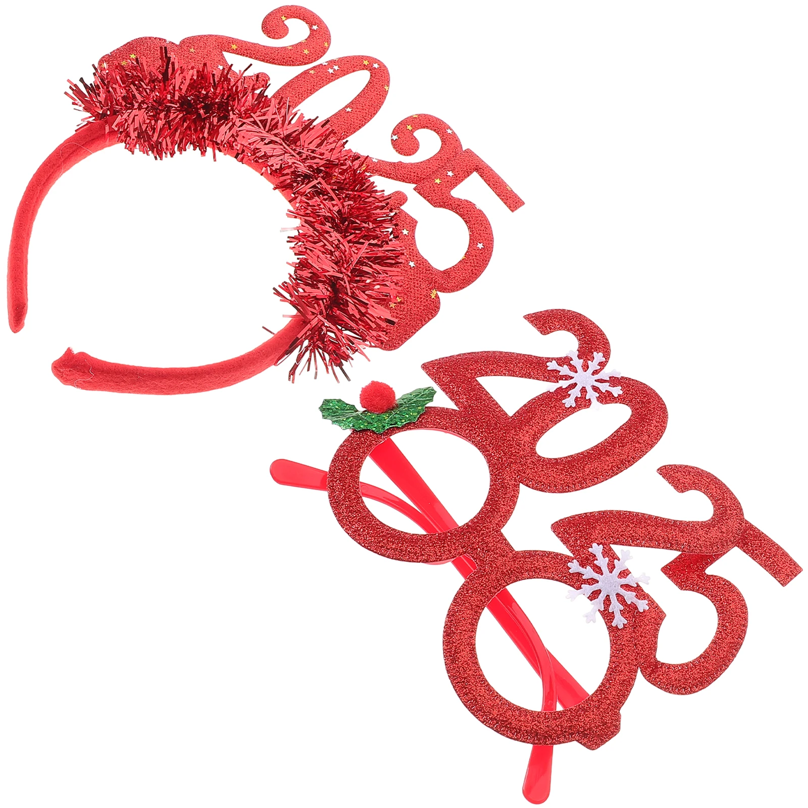 

New Year Headband Photo Booth Headpiece Headwear Hairbands Accessories Decorations Headbands for Party Headdress