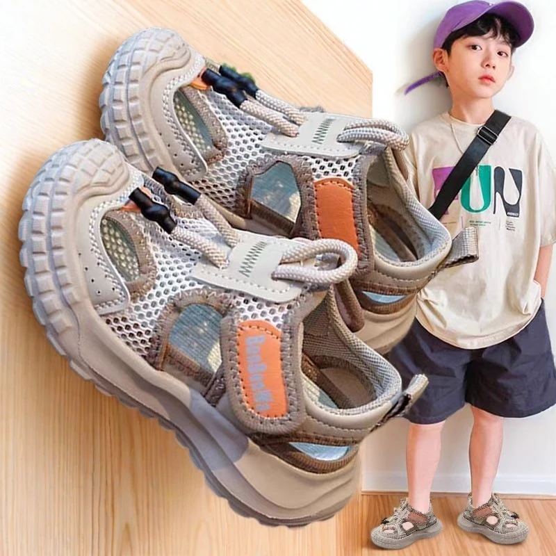 

Nezha Children's Shoes' 2025 new summer shoes - Soft-soled beach shoes for big kids and little boys - Trend