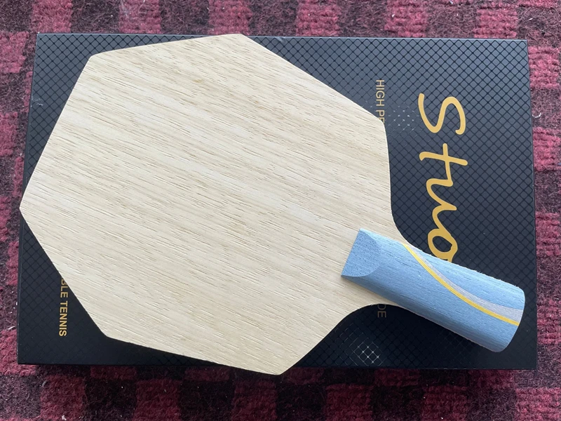 Stuor Long 5-sechskant-Tischtennisschläger, sechseckige Klingen, gelb-schwarze Kohlefaser, integrierte professionelle Ping-Pong-Paddel – Detail 10