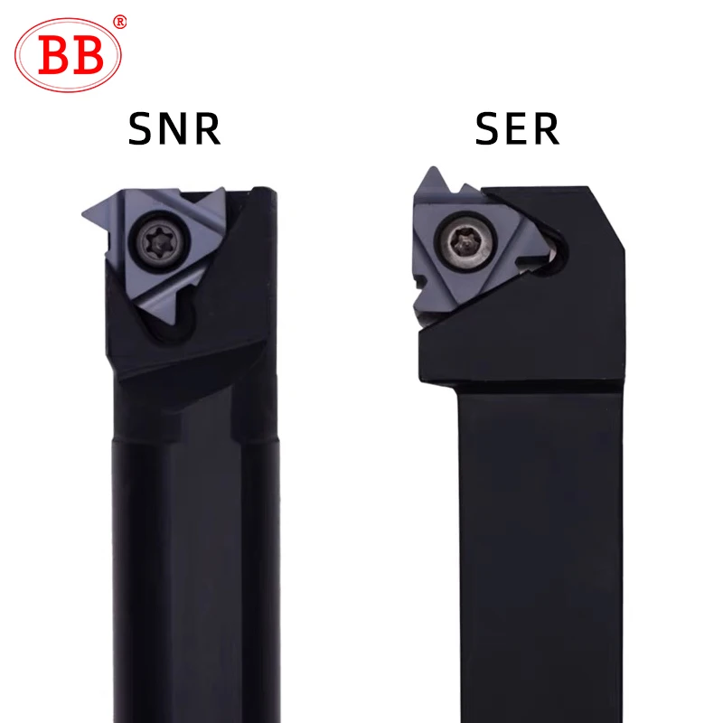 BB SNR SER Uchwyt narzędziowy do toczenia gwintów z możliwością wymiany Wewnętrzny pręt zewnętrzny Frez tokarski HSS SER1616 SNR0012 11IR 16NR 16ER Typ śruby