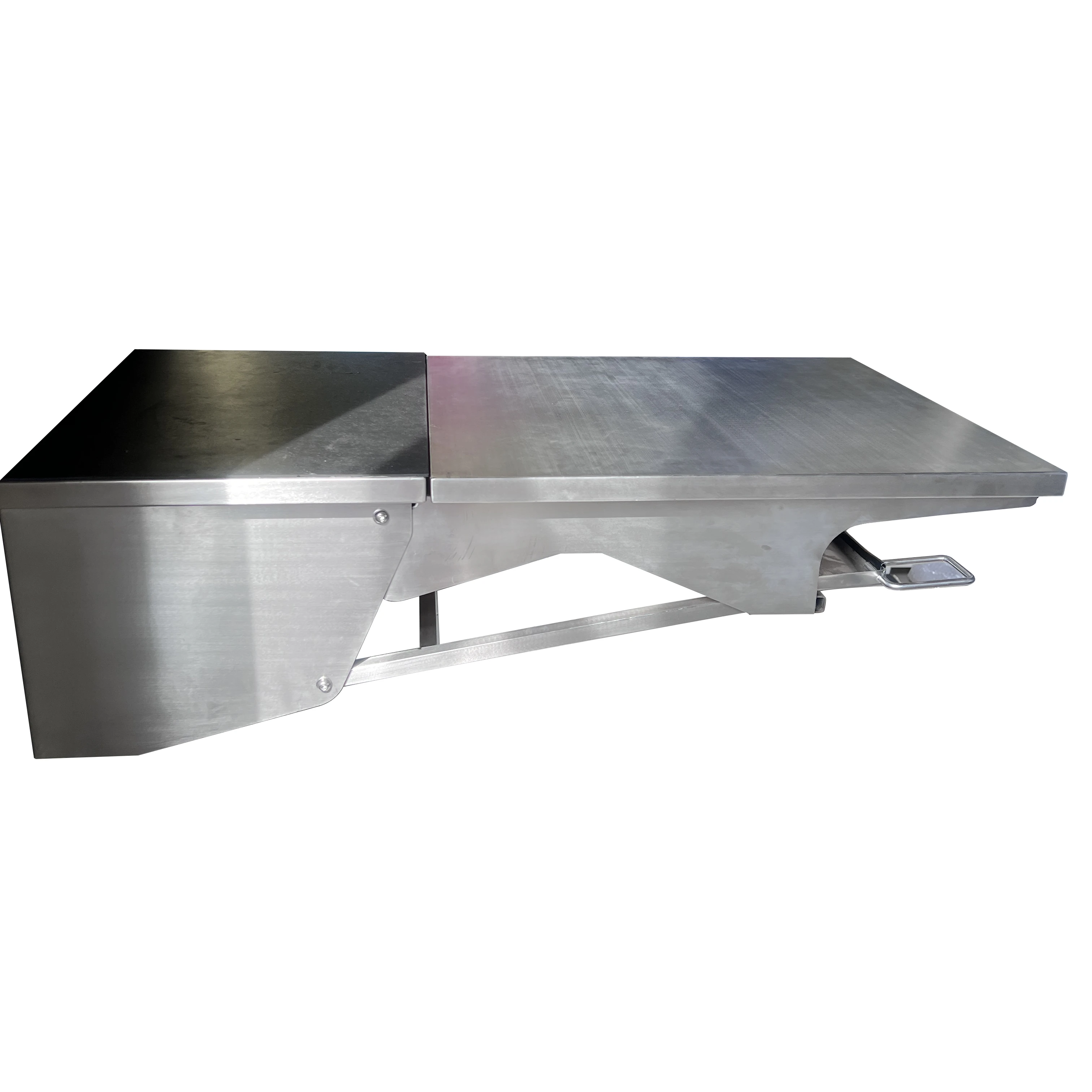 Wall mount Fold-down exam table pet hospital examination table All stainless steel folding table