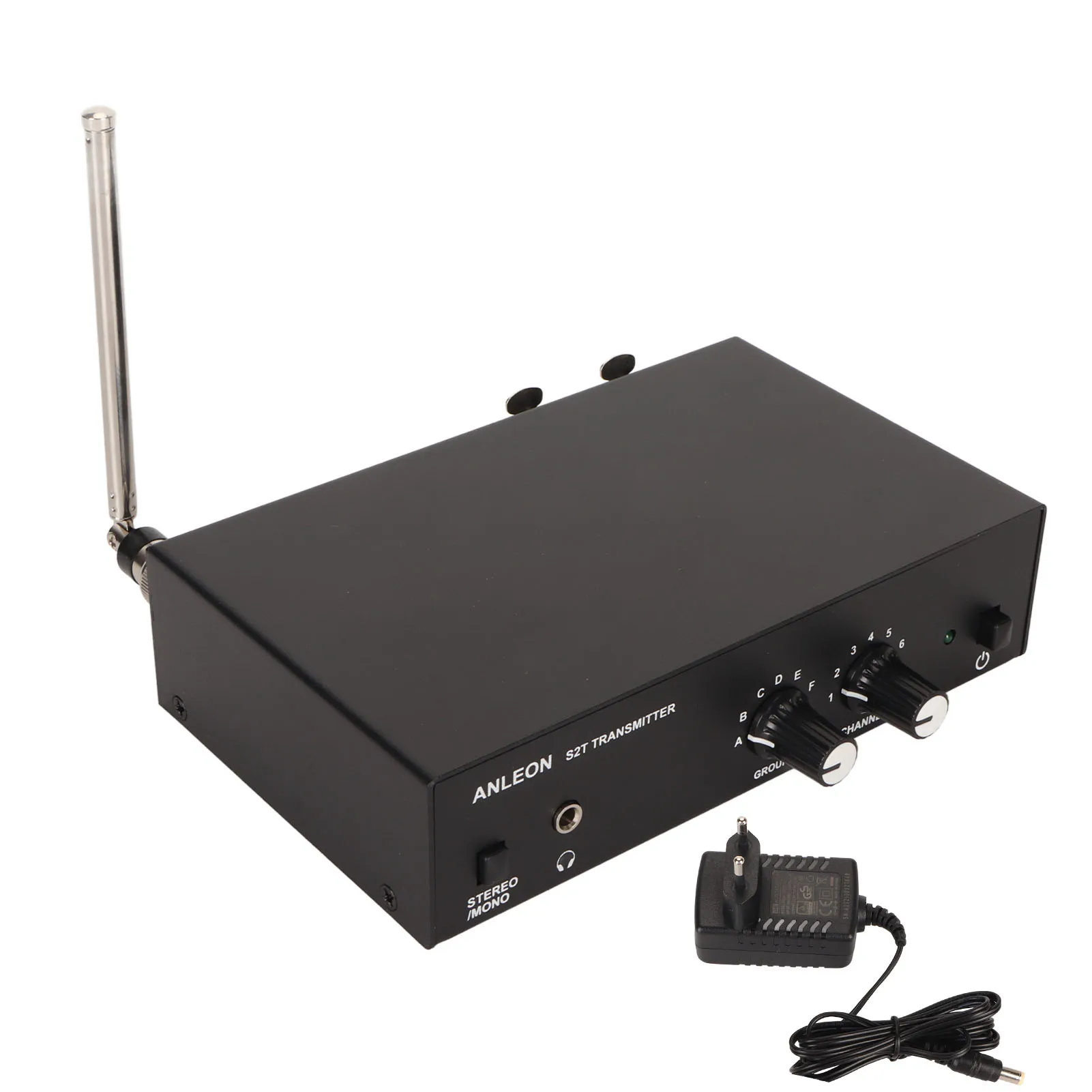 ANLEON S2T Wireless Monitor System Transmitter 670‑680 Mhz UHF Stereo Wireless IEM System EU Plug 100-240V