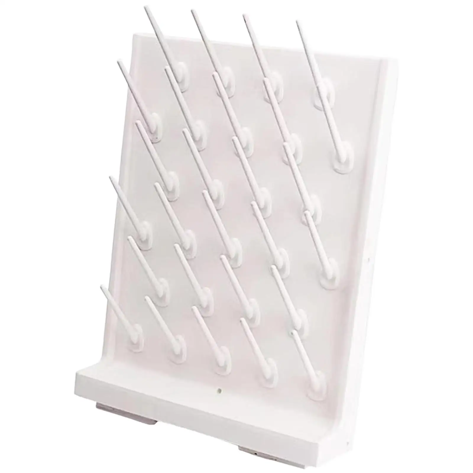 Detachable Pegs Test Tube Draining Rack PP Material Drying Dish Rack for Science Laboratory Equipment