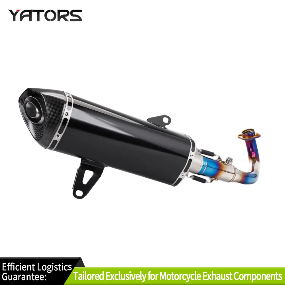 

Exhaust Systems Full System For YAMAHA XMAX300 2017-2023 Exhaust Muffler Tips Carbon Header Pipe Exhausts Pipes