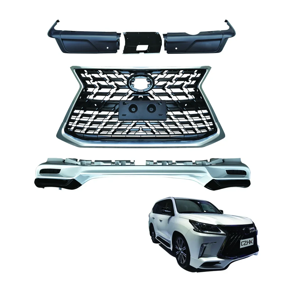 

2021 Lexus LX 570 PP ABS Front Grille Chrome Rear Bumper Kit High Quality Plastic Car Body Parts Best Value