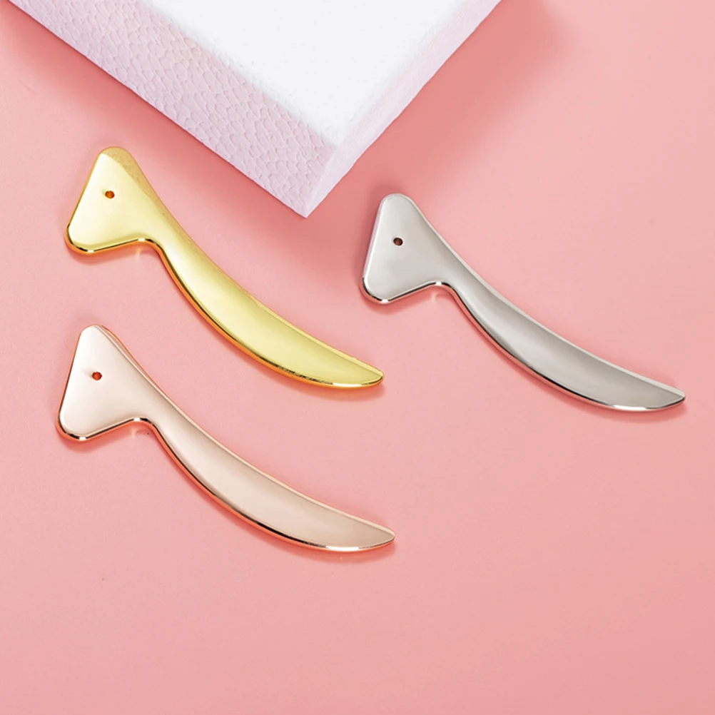 3 pezzi bastoncino per massaggio oculare per la cura della pelle del viso strumento spatola per lozione portatile massaggiatore a forma di T per viaggi in ufficio a casa cinese