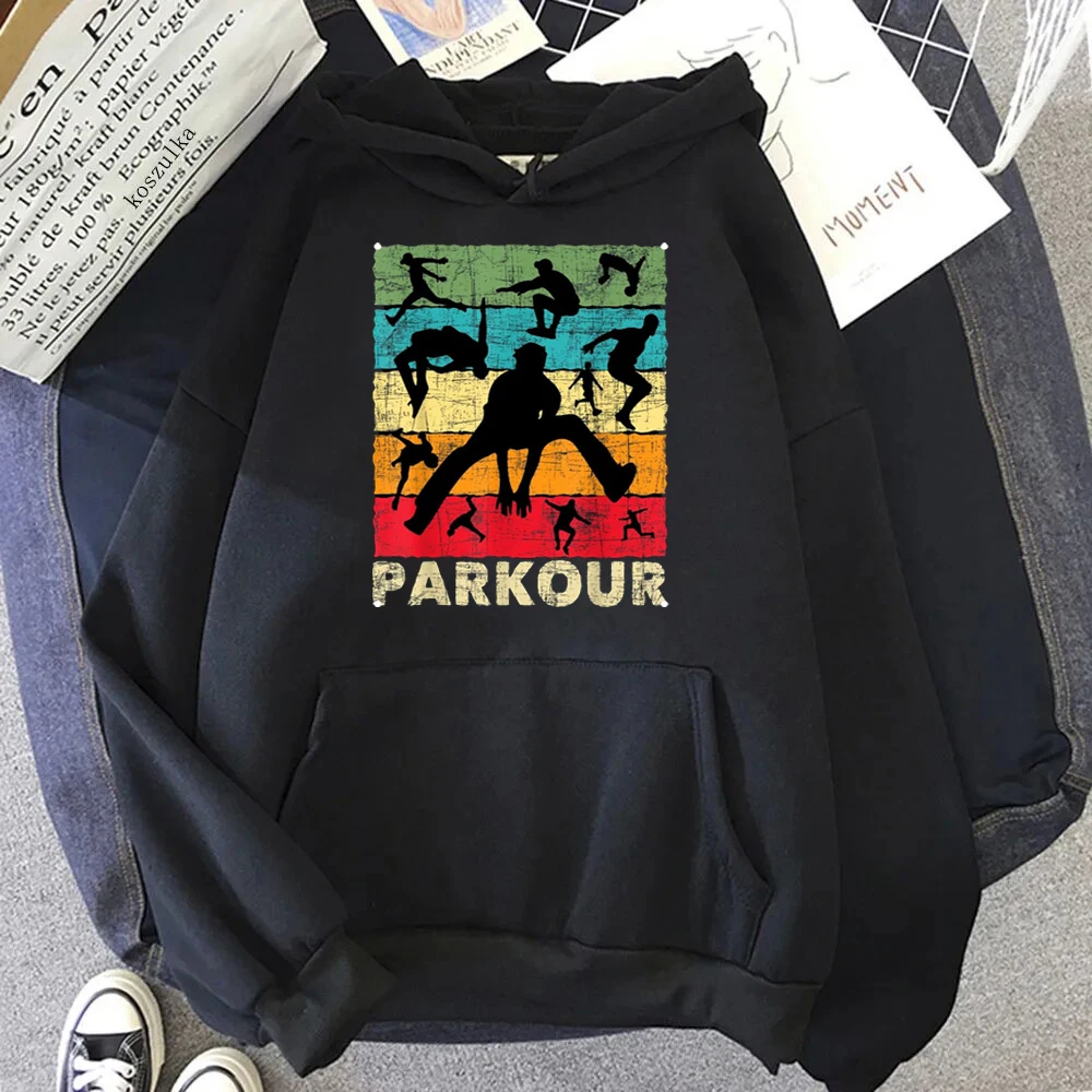 Parkour Lover - Freerunner Freerunning Backflip Jumping Hoodie Comic Punk Tops Hombre Summer Hoodie Hipster Roupas Masculinas