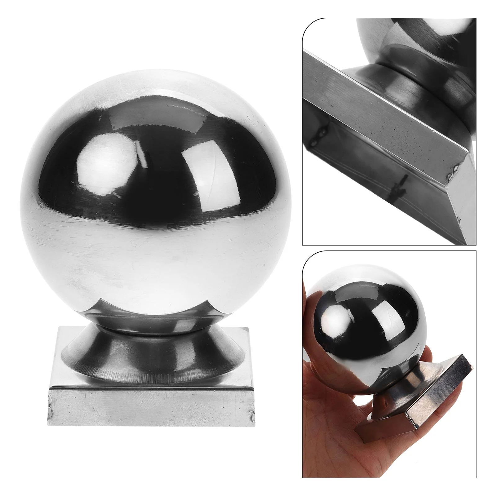 Outdoor Handrail End Caps Guardrail Post Cover Ball Stair Flag Pole Fence Railing Finials Sturdy Balls