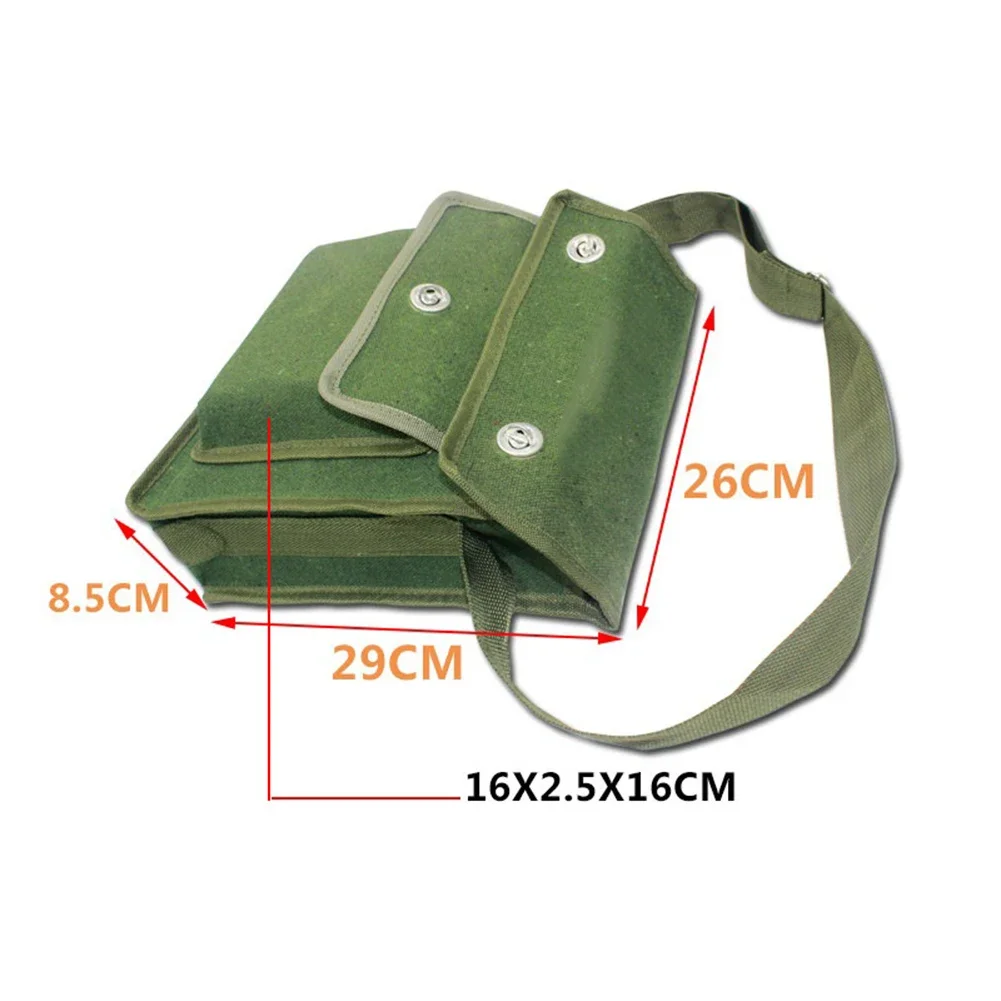 1pc Portable Tool Storage Bag Oxford Cloth Thicken Backpack Style Hardware Storage Pouch Wear-resistant Repair Tool Bag