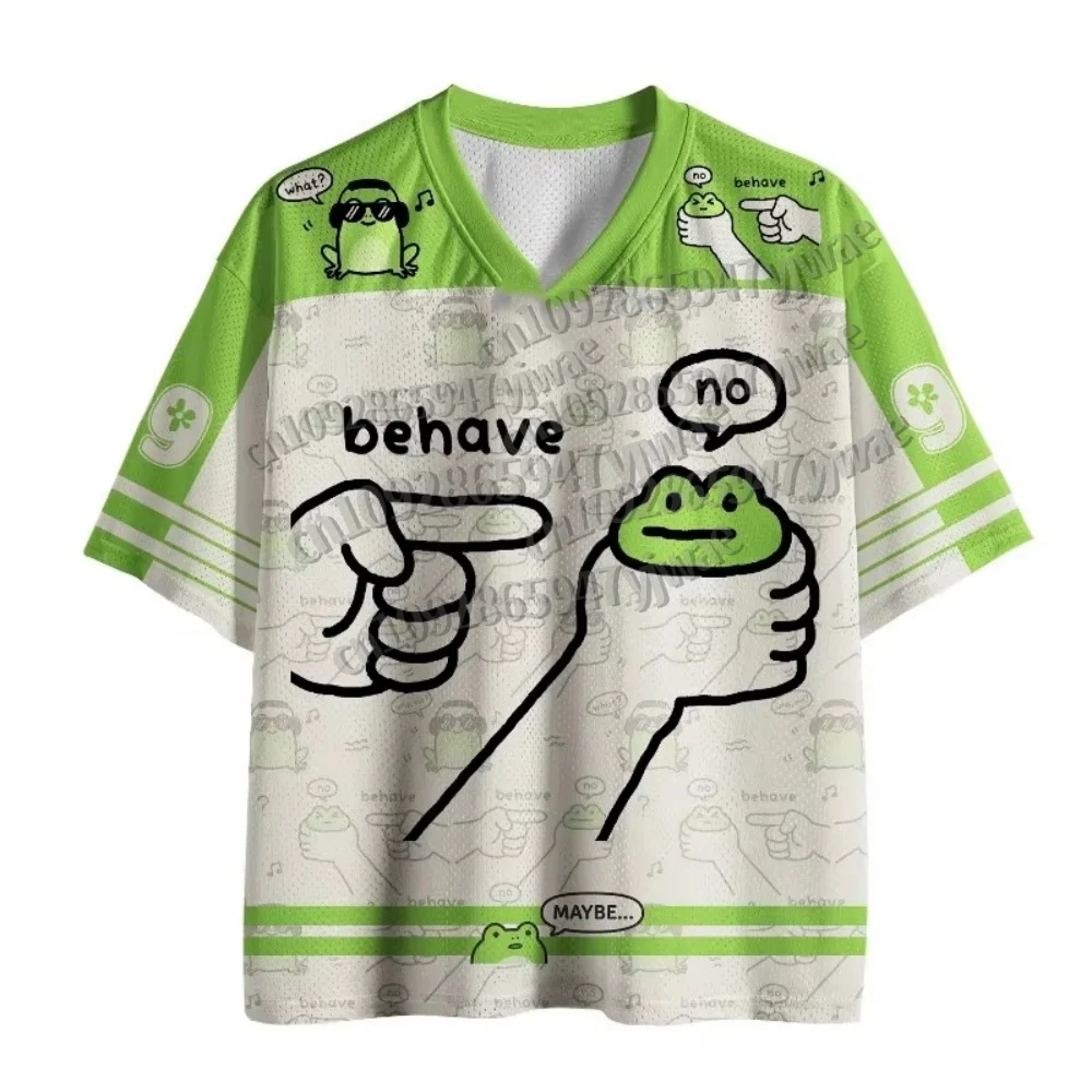 Retro Game Pattern Mesh T-shirt with Printed Super Street Headwear for Boys and Girls, Fun Capybara Game child-prent t-shirt