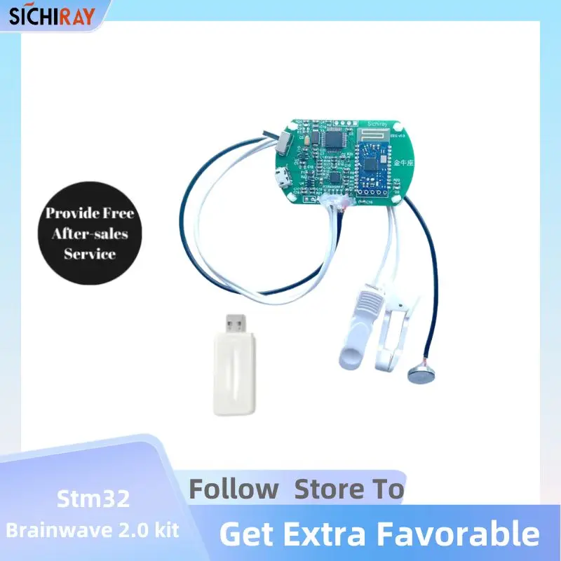 STM32 TGAM Module For Arduino Develop Kit Brainwave EEG Sensor With TGAT1 Providing SDK