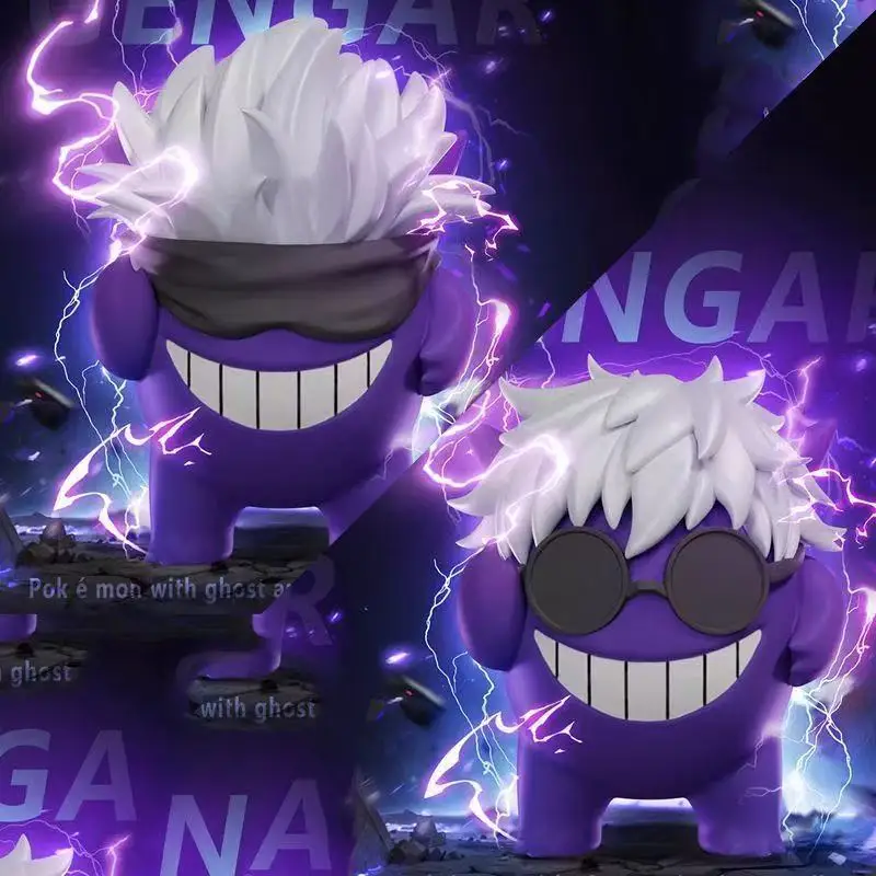 pokemon-anime-ornamentos-perifericos-gk-mascara-facial-gengar-cos-gojo-satoru-figura-modelo-colecionavel-kawaii-brinquedo-bonecas-presentes-das-criancas